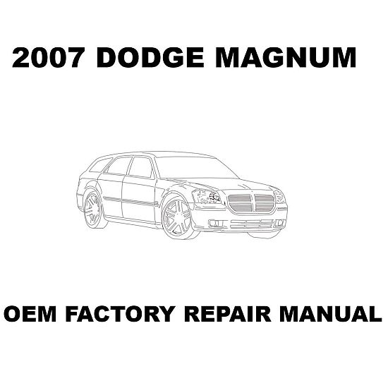 2007 Dodge Magnum repair manual Image