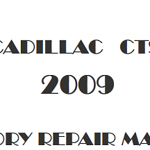 2009 Cadillac CTS repair manual Image