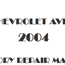 2004 Chevrolet Aveo repair manual Image