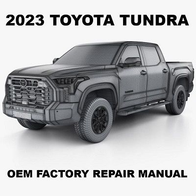2023 Toyota Tundra repair manual Image