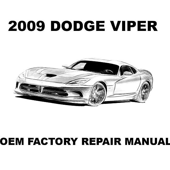 2009 Dodge Viper repair manual Image