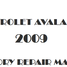 2009 Chevrolet Avalanche repair manual Image