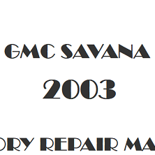 2003 GMC Savana repair manual Image