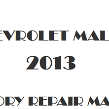 2013 Chevrolet Malibu repair manual Image