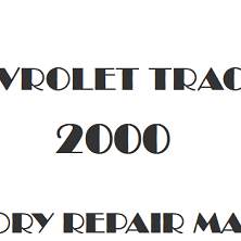 2000 Chevrolet Tracker repair manual Image