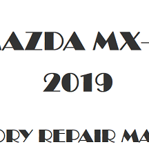 2019 Mazda MX-5 repair manual Image