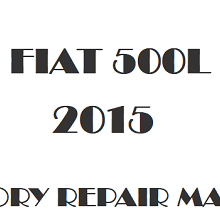 2015 Fiat 500L repair manual Image