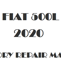 2020 Fiat 500L repair manual Image