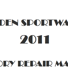 2011 Holden Sportwagon repair manual Image