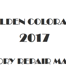 2017 Holden Colorado repair manual Image