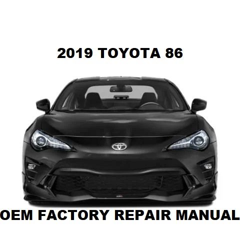 2019 Toyota 86 repair manual Image