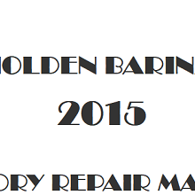 2015 Holden Barina repair manual Image