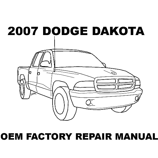 2007 Dodge Dakota repair manual Image