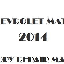 2014 Chevrolet Matiz repair manual Image