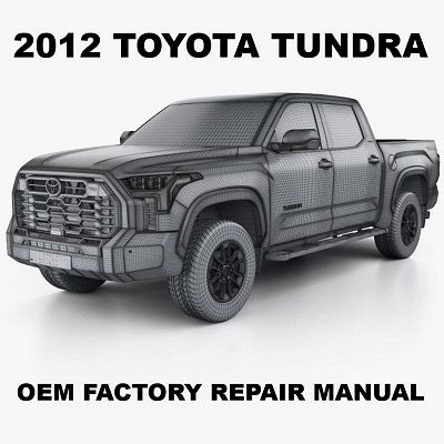 2012 Toyota Tundra repair manual Image