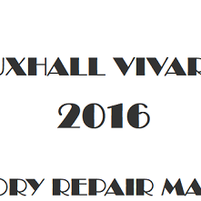 2016 Vauxhall Vivaro B repair manual Image