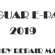 2019 Jaguar E-PACE repair manual Image