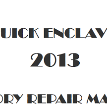 2013 Buick Enclave repair manual Image