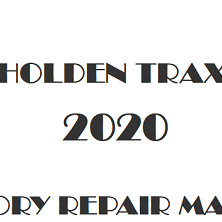 2020 Holden Trax repair manual Image