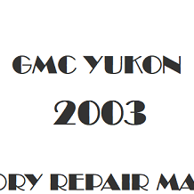 2003 GMC Yukon repair manual Image