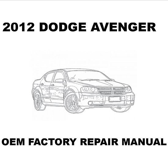 2012 Dodge Avenger repair manual Image