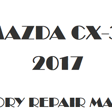2017 Mazda CX-3 repair manual Image