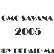 2005 GMC Savana repair manual Image