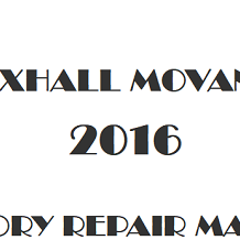 2016 Vauxhall Movano B repair manual Image