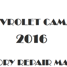 2016 Chevrolet Camaro repair manual Image