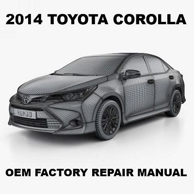 2014 Toyota Corolla repair manual Image