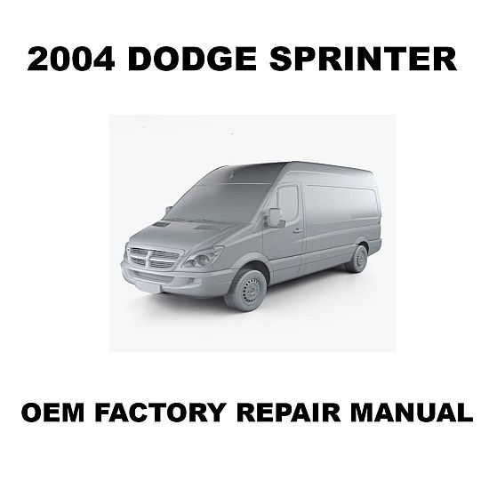 2004 Dodge Sprinter repair manual Image