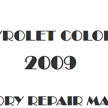 2009 Chevrolet Colorado repair manual Image
