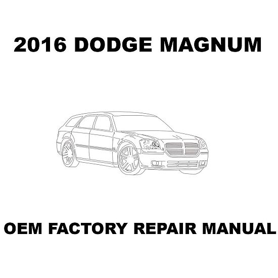 2016 Dodge Magnum repair manual Image