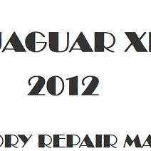 2012 Jaguar XF repair manual Image