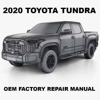 2020 Toyota Tundra repair manual Image