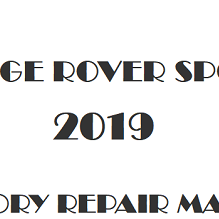 2019 Range Rover Sport repair manual Image
