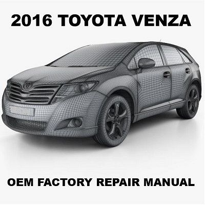 2016 Toyota Venza repair manual Image