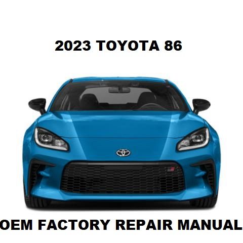 2023 Toyota 86 repair manual Image