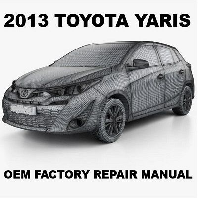 2013 Toyota Yaris repair manual Image
