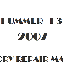 2007 Hummer H3 repair manual Image