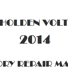 2014 Holden Volt repair manual Image