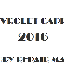 2016 Chevrolet Caprice PPV repair manual Image