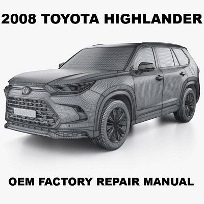 2008 Toyota Highlander repair manual Image
