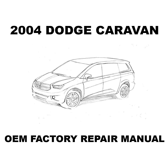 2004 Dodge Caravan repair manual Image