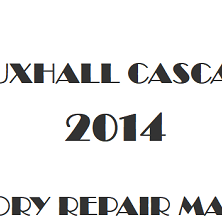 2014 Vauxhall Cascada repair manual Image