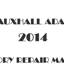 2014 Vauxhall Adam repair manual Image