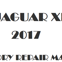 2017 Jaguar XE repair manual Image