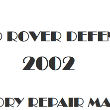 2002 Land Rover Defender repair manual Image