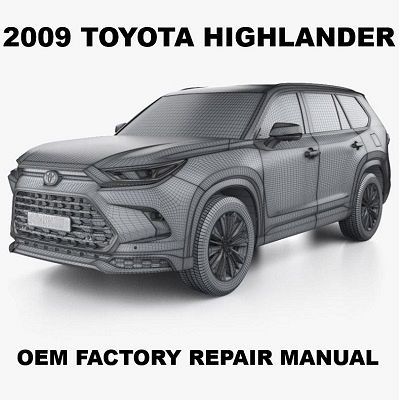2009 Toyota Highlander repair manual Image