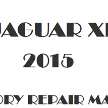2015 Jaguar XK repair manual Image
